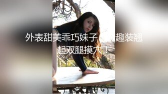 外表甜美乖巧妹子！情趣装翘起双腿摸穴！