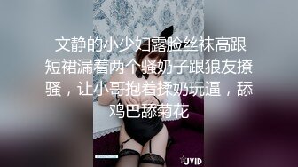  文静的小少妇露脸丝袜高跟短裙漏着两个骚奶子跟狼友撩骚，让小哥抱着揉奶玩逼，舔鸡巴舔菊花