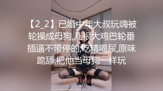 【2_2】已婚中年大叔玩嗨被轮操成母狗,几根大鸡巴轮番插逼不带停的,吃精喝尿,原味跪舔,把他当母狗一样玩