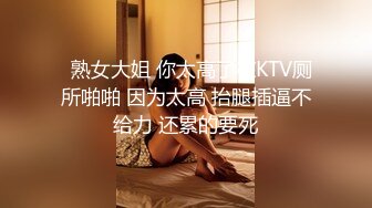   熟女大姐 你太高了在KTV厕所啪啪 因为太高 抬腿插逼不给力 还累的要死