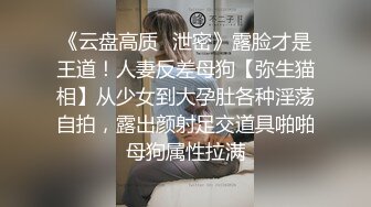 《云盘高质✿泄密》露脸才是王道！人妻反差母狗【弥生猫相】从少女到大孕肚各种淫荡自拍，露出颜射足交道具啪啪母狗属性拉满