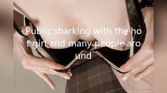 Public sharking with the hot girl and many people around