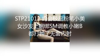 STP21012 约会极品粉笔小美女沙发上捆绑SM调教小嫩B都打肿了无套内射